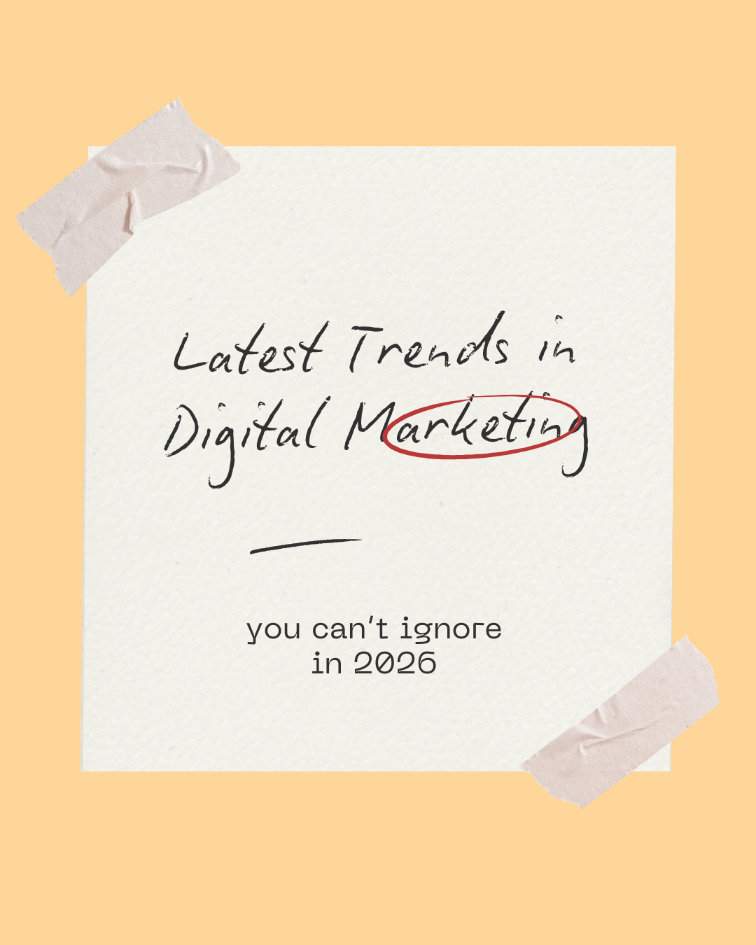 Latest Trends in Digital Marketing : The future of online growth in 2026